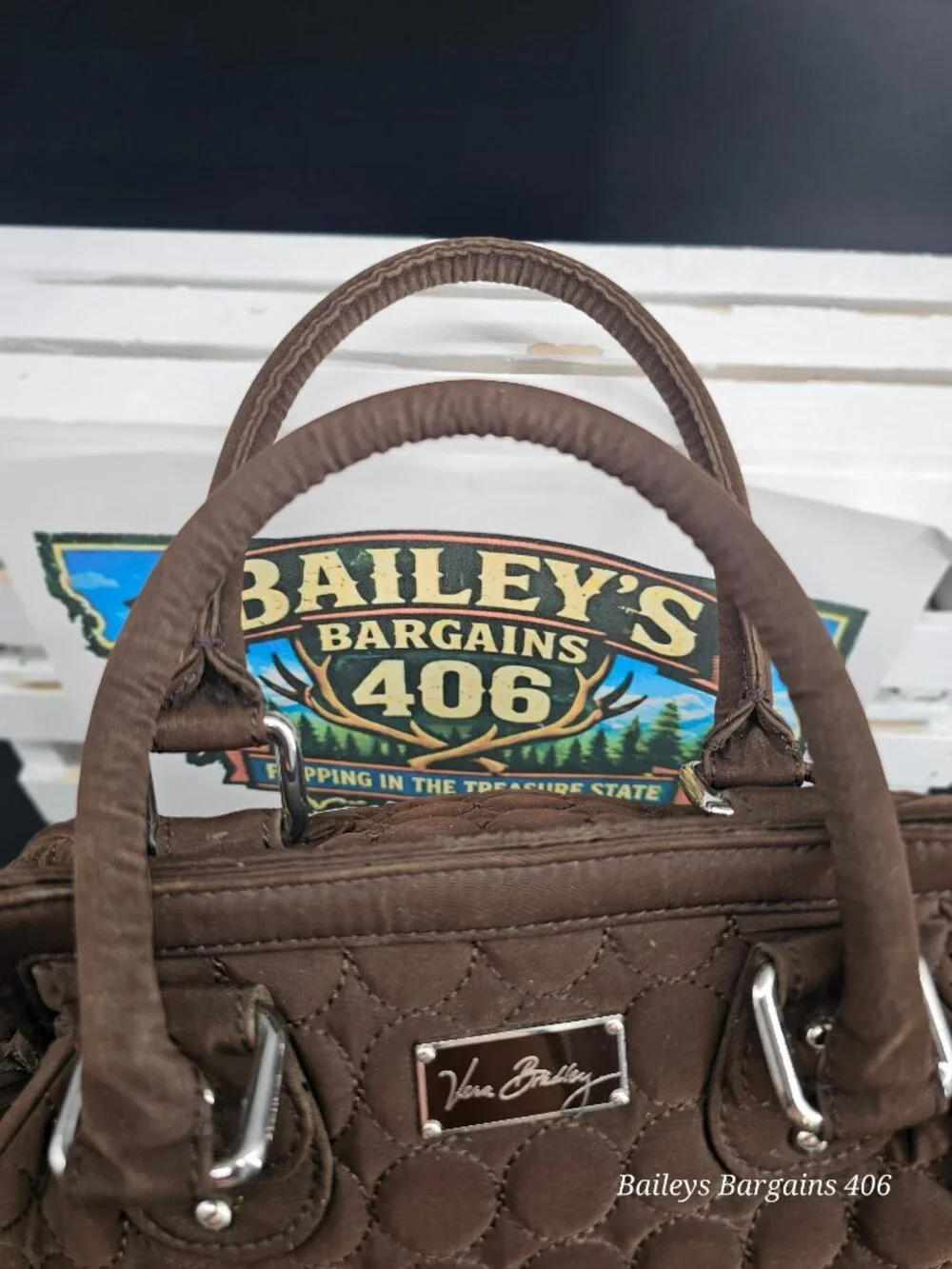 Vera Bradley Solid Magnetic Close Satchel